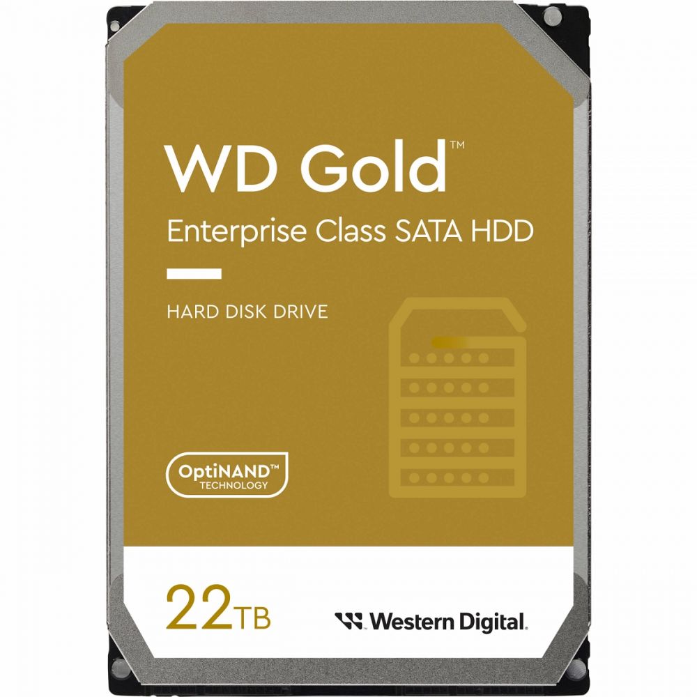WD 22TB GOLD trdi disk, 7200 obratov, 512MB 