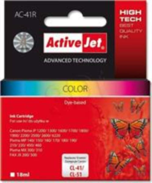 ActiveJet barvno črnilo Canon CL-41/51