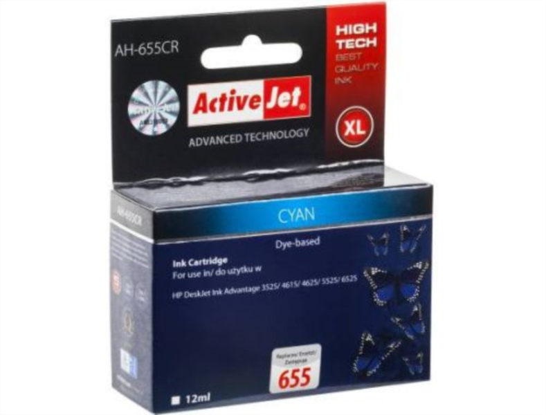 ActiveJet cyan črnilo HP CZ110AE 655