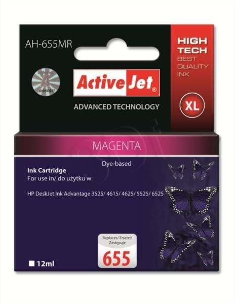 ActiveJet Magenta črnilo HP CZ111AE 655