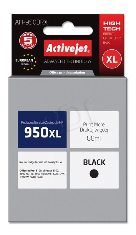 ActiveJet črno črnilo HP CN045AE 950XL