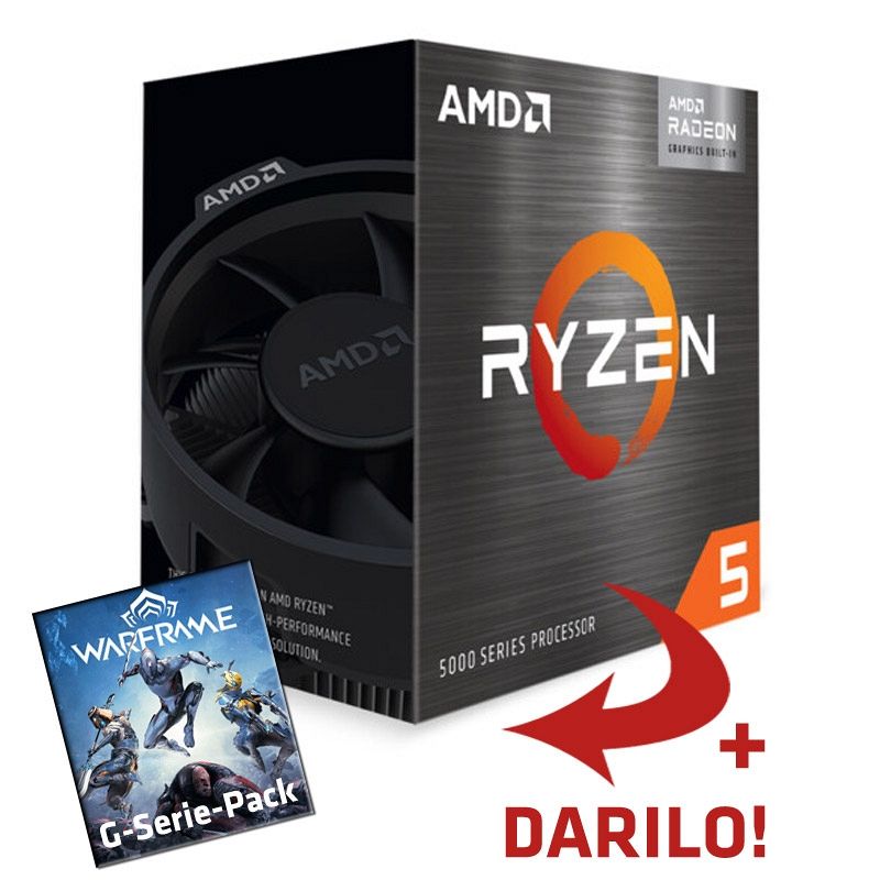 AMD Ryzen 5 5600G 3,9/4,4GHz 65W AM4 Wraith Stealth hladilnik BOX procesor