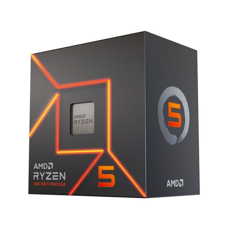 AMD Ryzen 5 7400 3,3/4,3GHz 16MB AM5 65W Wraith Stealth hladilnik BOX procesor
