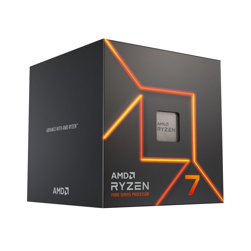 AMD Ryzen 7 7700 3.8GHz 32MB 65W AM5 Wraith Prism hladilnik BOX procesor + Darilo: Monster Hunter Wilds