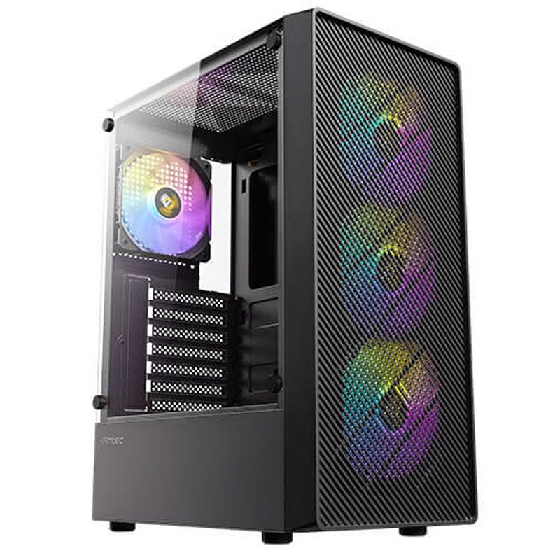 ANTEC AX26 RGB ELITE Midi-T ATX okno gaming črno ohišje