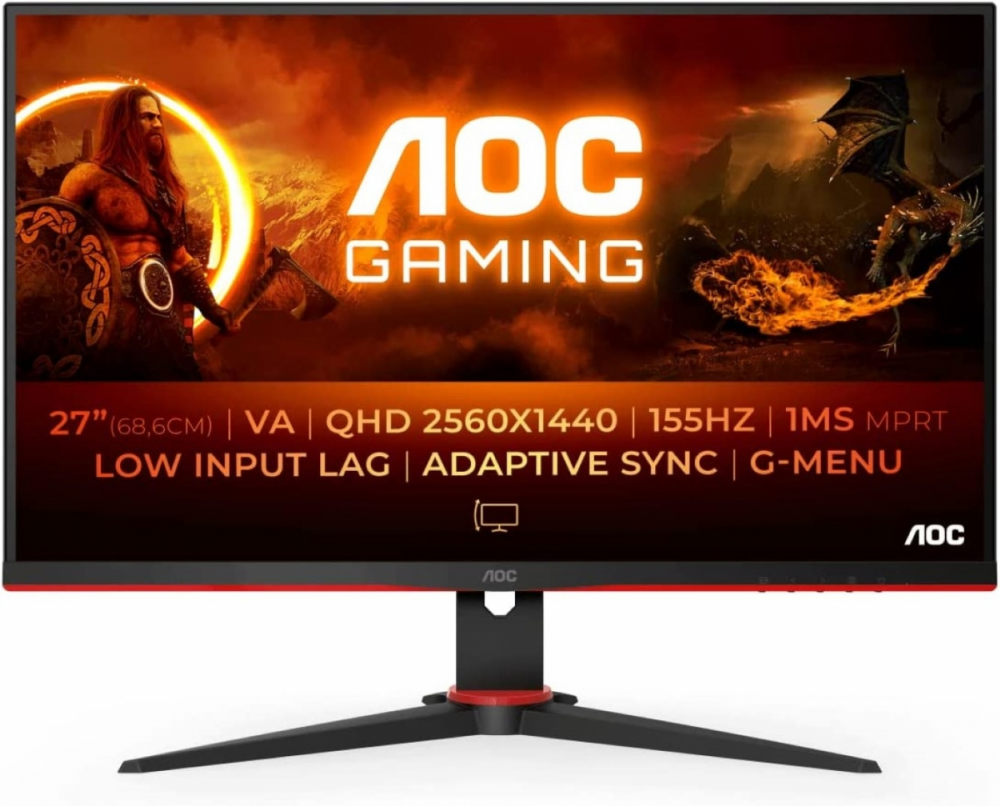 AOC Q27G2E 27'' 155Hz QHD gaming monitor