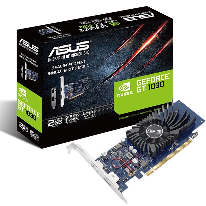 ASUS GeForce GT 1030 2 GB GDDR5 (90YV0AT2-M0NA00) grafična kartica 