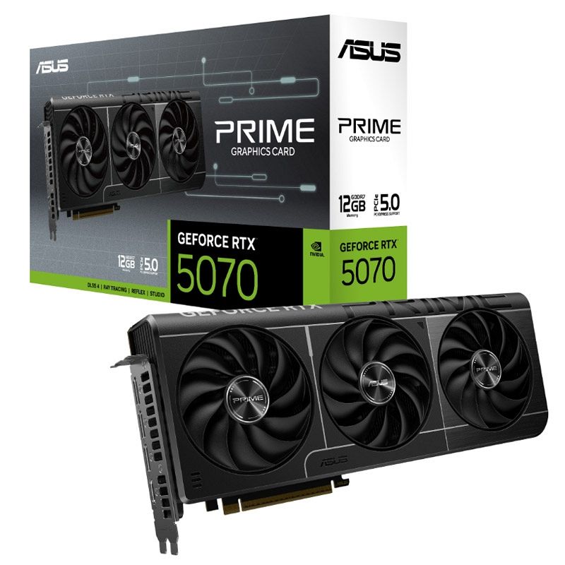 ASUS PRIME GeForce RTX 5070 12GB GDDR7 (PRIME-RTX5070-12G) grafična kartica