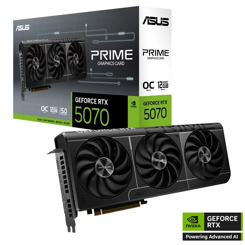 ASUS PRIME GeForce RTX 5070 Ti 16GB GDDR7 OC (PRIME-RTX5070TI-O16G) grafična kartica