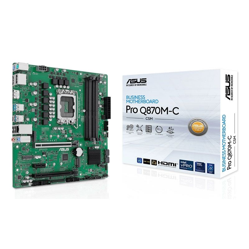 ASUS Pro Q870-C-CSM LGA1851 DDR5 mATX osnovna plošča