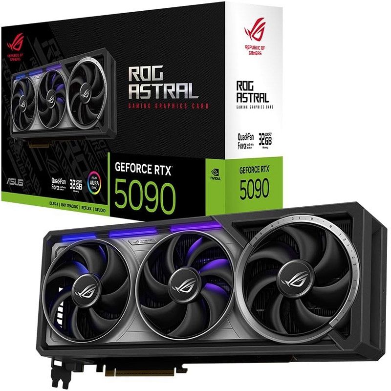 ASUS ROG Astral Gaming GeForce RTX 5090 32GB GDDR7 OC (ROG-ASTRAL-RTX5090-32G-GAMING) ARGB grafična kartica
