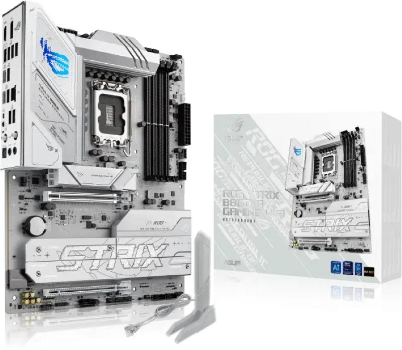 ASUS ROG STRIX B860-A GAMING WIFI, DDR5, SATA3, USB4, DP, 2.5GbE, Wi-Fi 7, LGA1851 ATX
