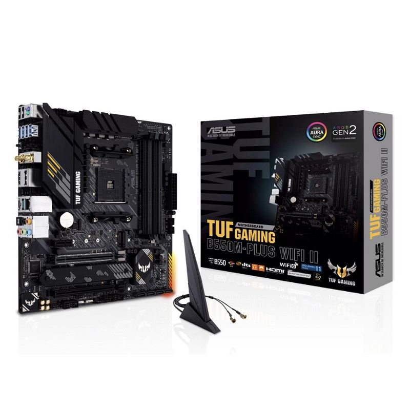 ASUS TUF B550M-Plus AM4 DDR4 WIFI II gaming mATX osnovna plošča