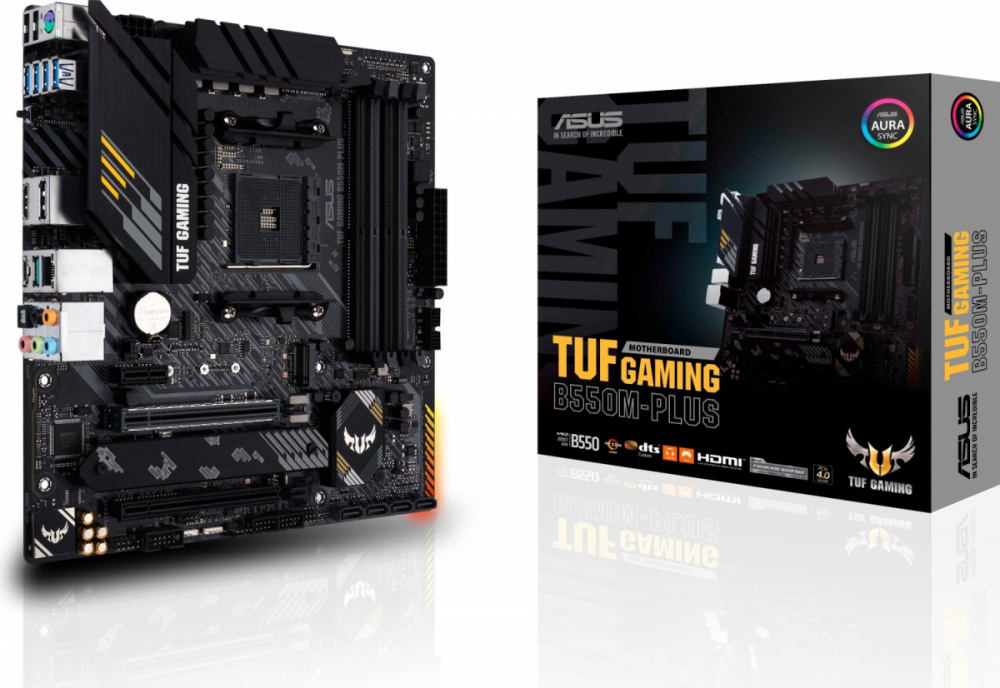 ASUS TUF GAMING B550M-PLUS, DDR4, SATA3, USB3.2Gen2, DP, 2.5Gb, AM4 mATX