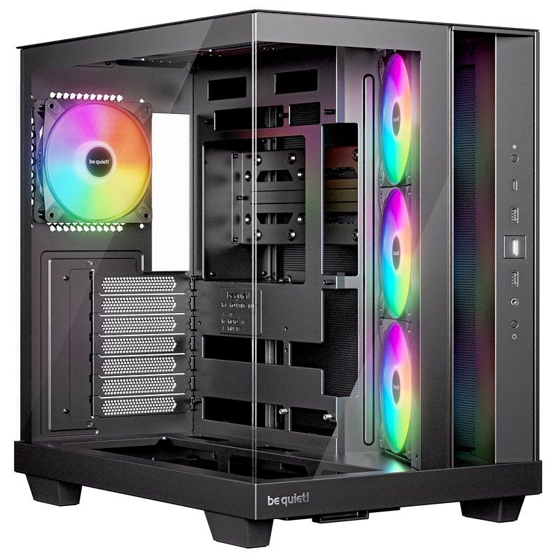 BE QUIET! Light Base 500 LX (BGW85) midi-ATX RGB okno črno ohišje