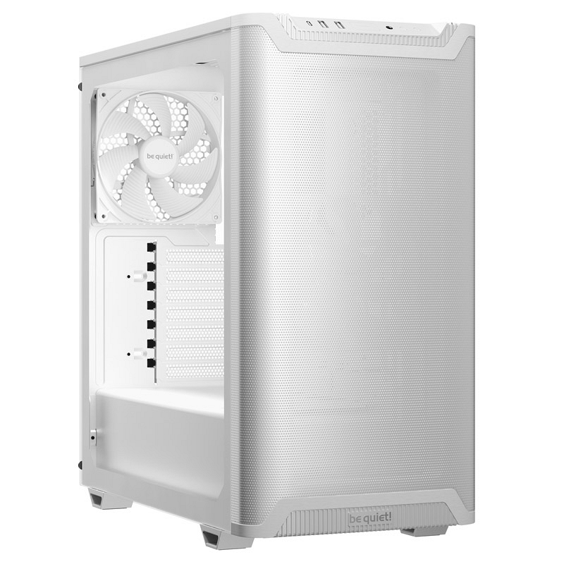 BE QUIET! Pure Base 501 Airflow (BGW75) midi-ATX okno belo ohišje