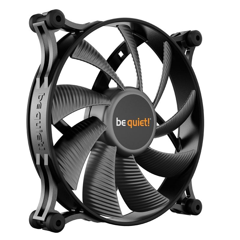 BE QUIET! SHADOW WINGS 2 (BL086) 140mm 4-pin PWM črn ventilator
