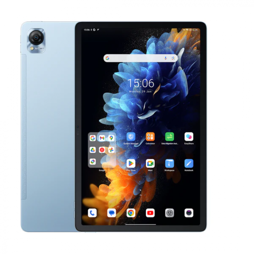 Blackview MEGA 1 11.5'' tablični računalnik 12GB+256GB LTE, priložen ovitek, zaščita ekrana in pisalo, modra