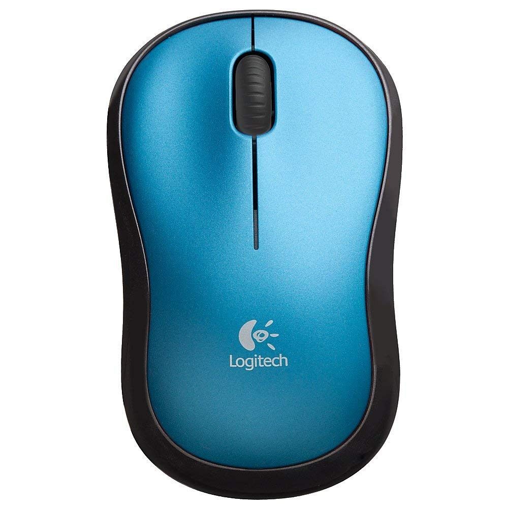 Brezžična optična miška Logitech M185 modra