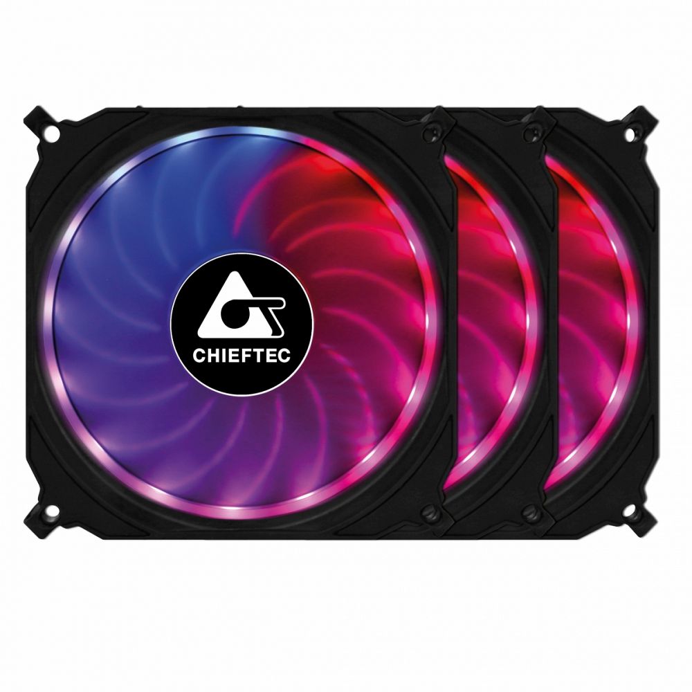 Chieftec TORNADO set RGB ventilatorjev (3x120mm)