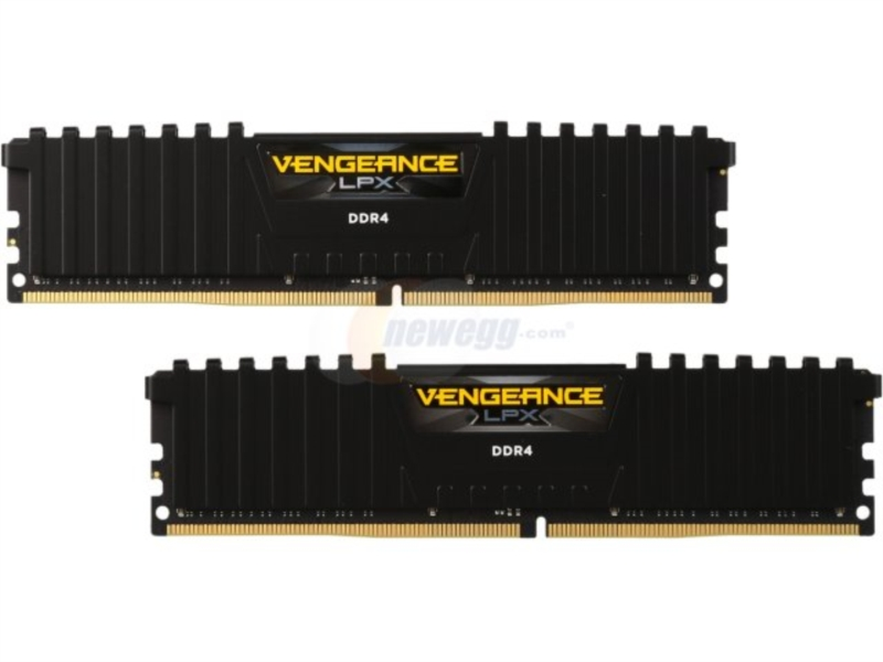 Corsair VENGEANCE LPX 16GB (2 x 8GB) DDR4 DRAM 3200MHz PC4-25600 CL16, 1.2V/3.5V