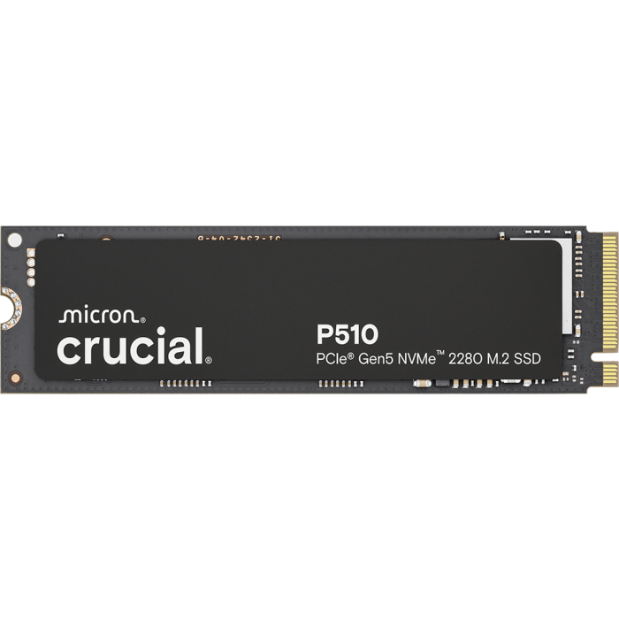 Crucial P510 1TB PCIe Gen5 NVMe 2280 M.2 SSD