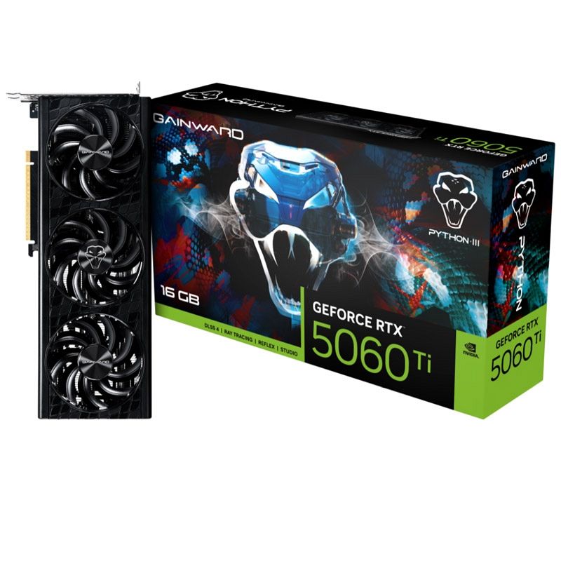 GAINWARD GeForce RTX 5060 Ti Python III 16GB GDDR7 grafična kartica
