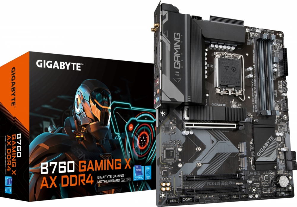 GIGABYTE B760 GAMING X AX DDR4, DDR4, SATA3, USB3.2Gen2, DP, WiFi, LGA1700 ATX