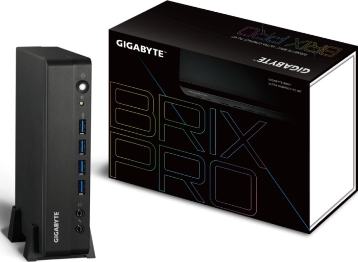 GIGABYTE BRIX PC NUC kit i3 1115G4, M.2 NVMe, 2.5 GbE, Wi-Fi 6 / BT5.2, Thunderbolt 4/USB4.0