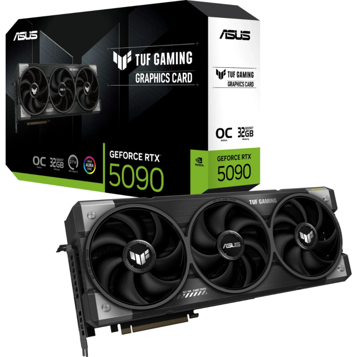 Grafična kartica ASUS TUF GeForce RTX 5090 OC, 32GB GDDR7, PCI-E 5.0 TUF-RTX5090-O32G-GAMING