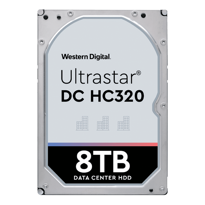 HGST/WD 8TB SATA 3 6GB/s 256MB 7200 ULTRASTAR DC HC320 7K8 512e