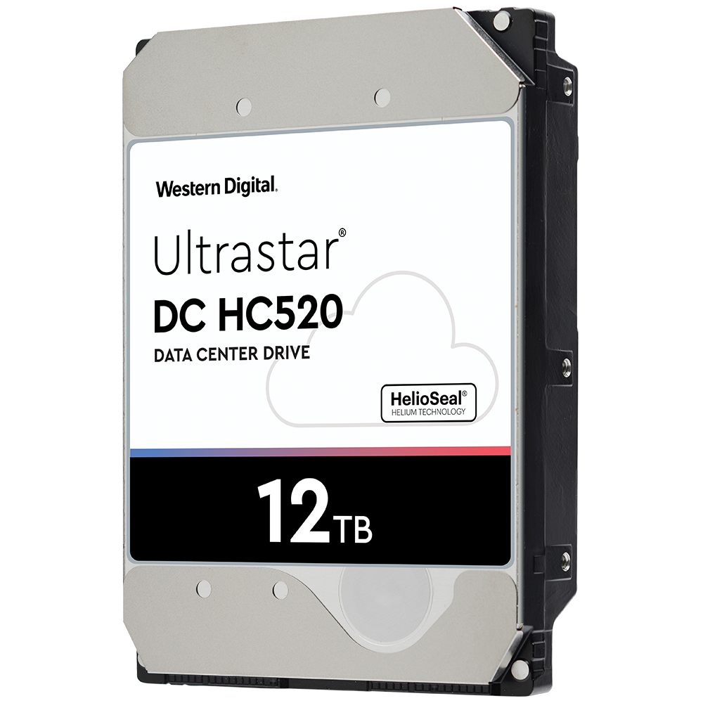 HGST/WD 12TB SATA 3 6GB/s 256MB 7200 ULTRASTAR DC HC520 512e