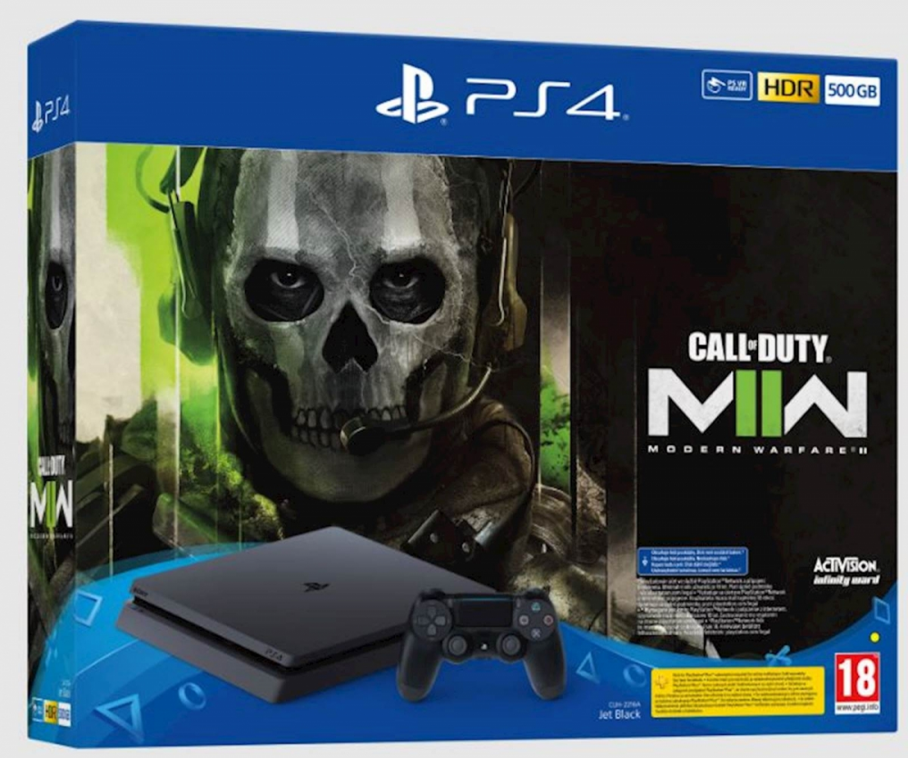 IGRALNA KONZOLA PS4 500GB SLIM+igra COD 