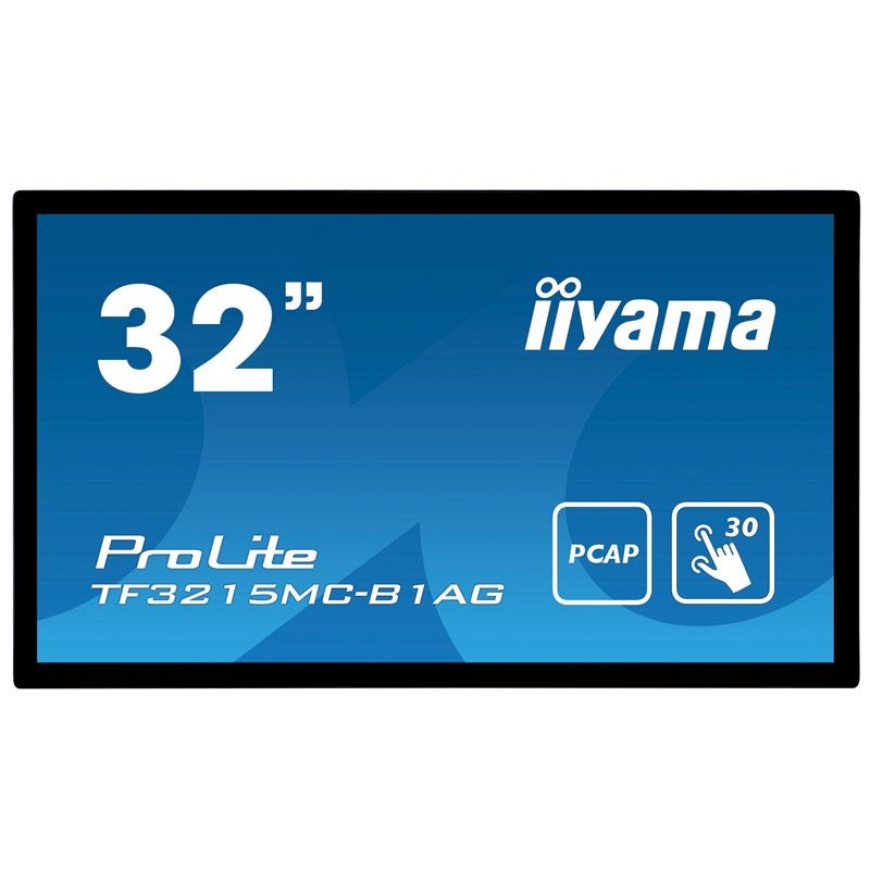 IIYAMA ProLite TF3215MC-B1AG 80cm (31,5'') FHD LED LCD AMVA3 24/7 PCAP open frame na dotik informacijski / interaktivni monitor