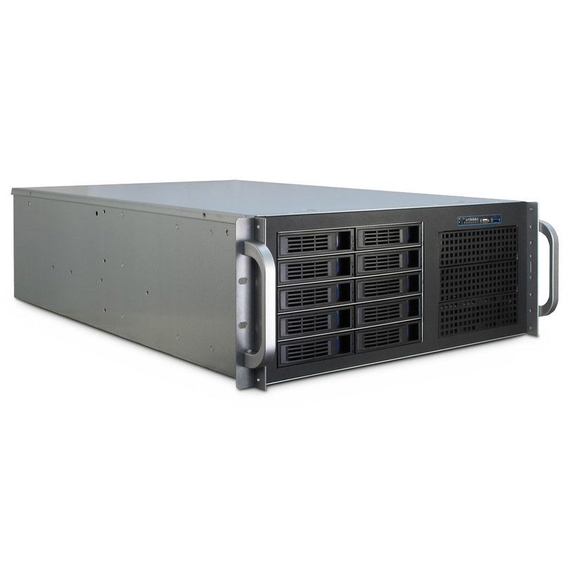 INTER-TECH 4U-4410 4U 10xHDD rack industrijsko strežniško ohišje