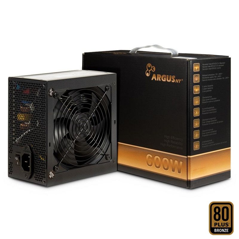 INTER-TECH Argus BPS-600W 80 Plus Bronze ATX napajalnik