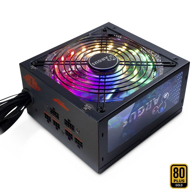 INTER-TECH Argus RGB-650W CM II 80 Plus Gold modularni ATX napajalnik