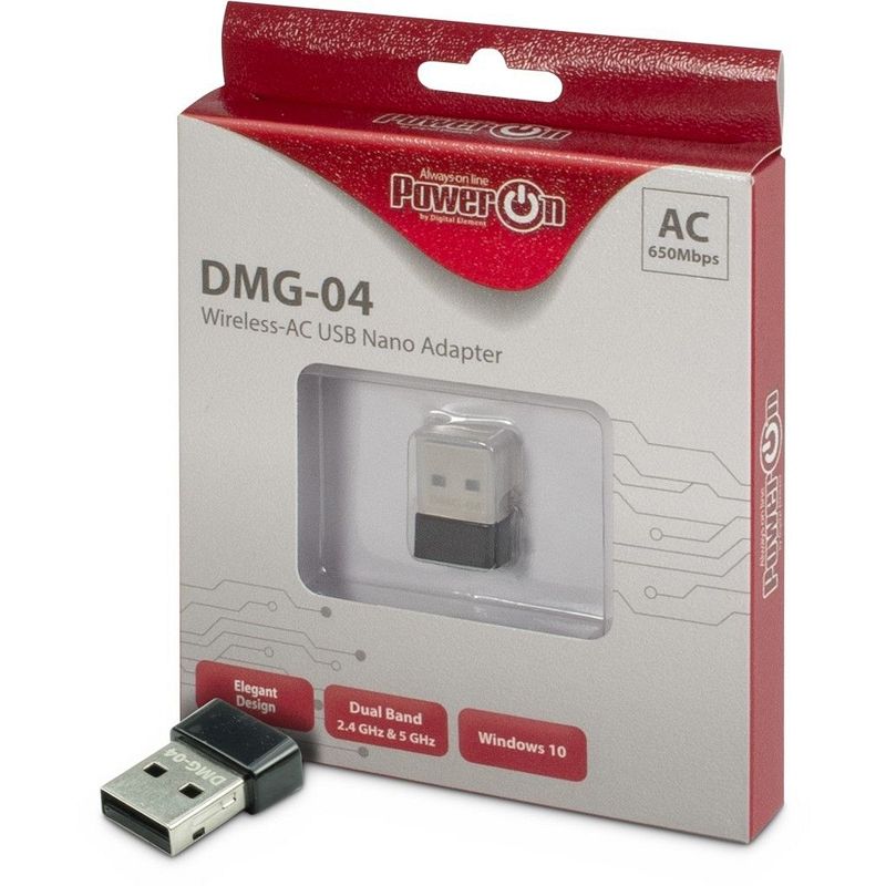 INTER-TECH DMG-04 WiFi 5 nano USB brezžični mrežni adapter