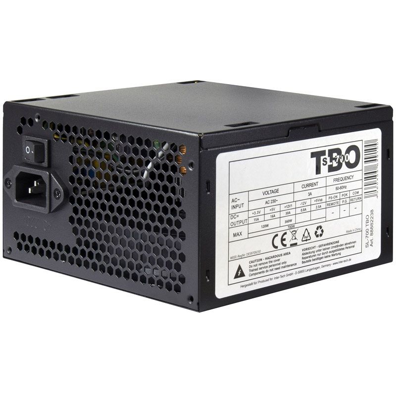 INTER-TECH SL-700 Plus TBO 700W ATX napajalnik - bulk pakiranje