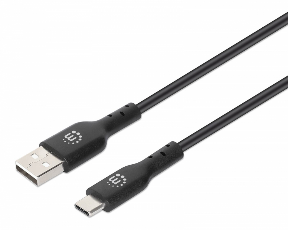 Kabel USB 2.0 A Male to USB-Cmale  2m MANHATTAN