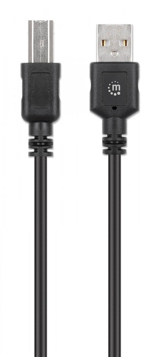 Kabel USB 2.0 Type A to Type-B 3m MANHATTAN