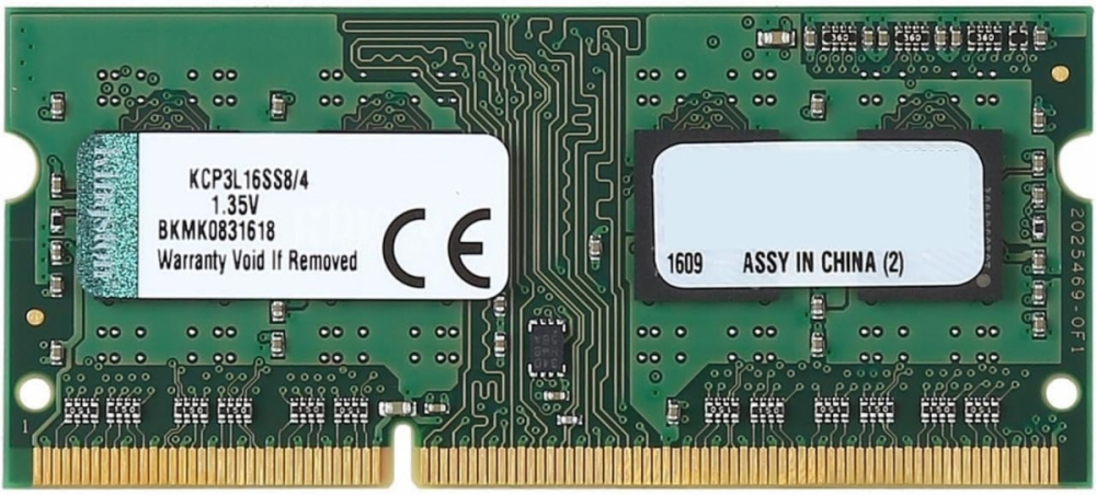 Kingston 4GB DDR3-1600MHz SODIMM CL11, 1.35V