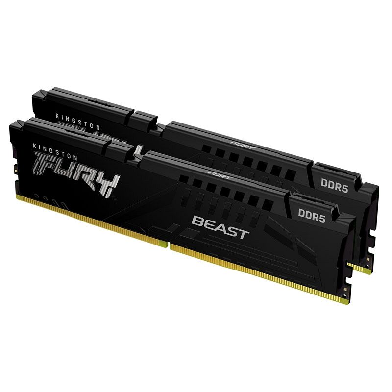 KINGSTON Fury Beast Black 64GB (2x32GB) 6000MT/s DDR5 CL38 EXPO KF560C36BBEK2-64 ram pomnilnik