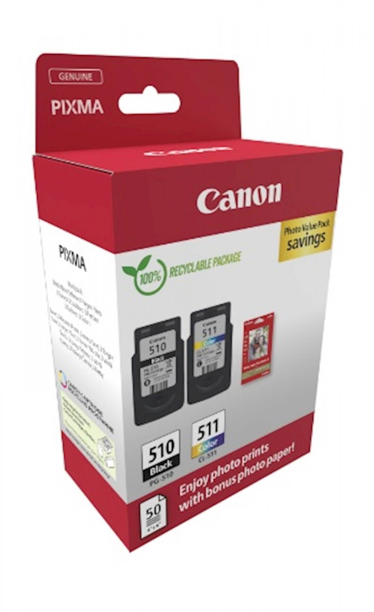 KOMPLET CANON PG-510 in CL-511 pvp ZA MP240/250/260