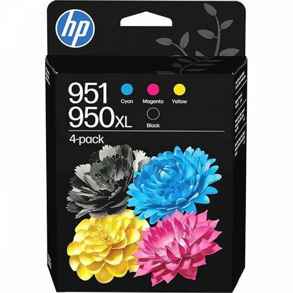 KOMPLET ČRNIL HP 950XL ČRNO IN 951 CYAN / MAGENTA / RUMENA ZA OFFICJETPRO 810e