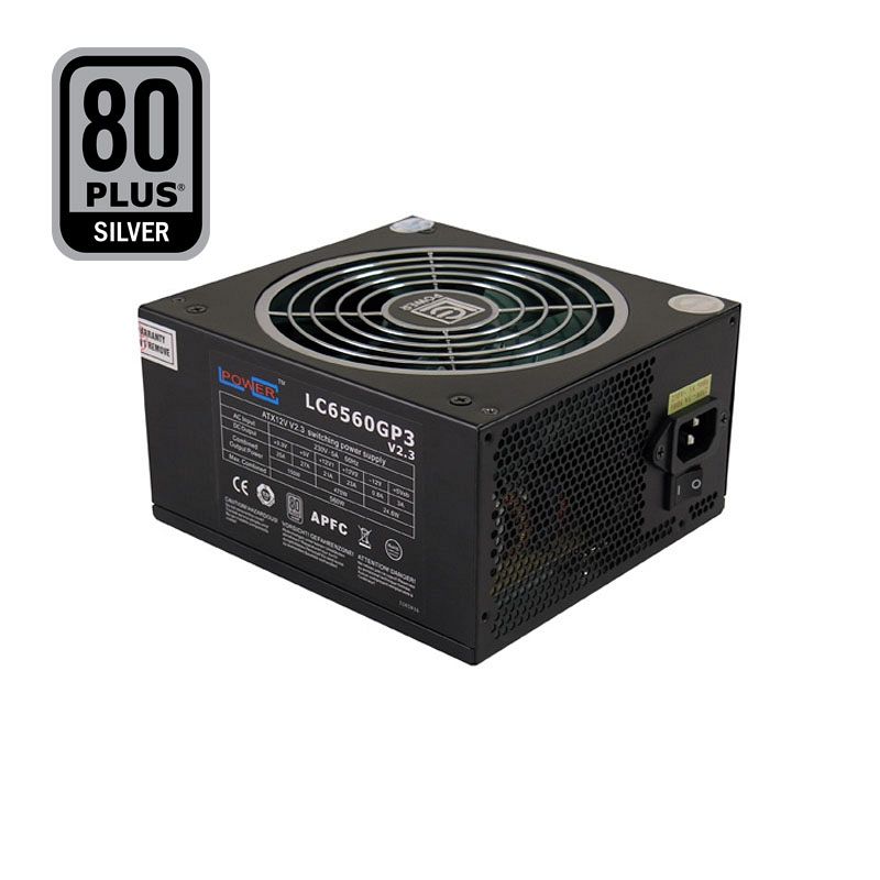 LCPOWER GP3 LC6560GP3 V2.3 80PLUS Silver ATX napajalnik
