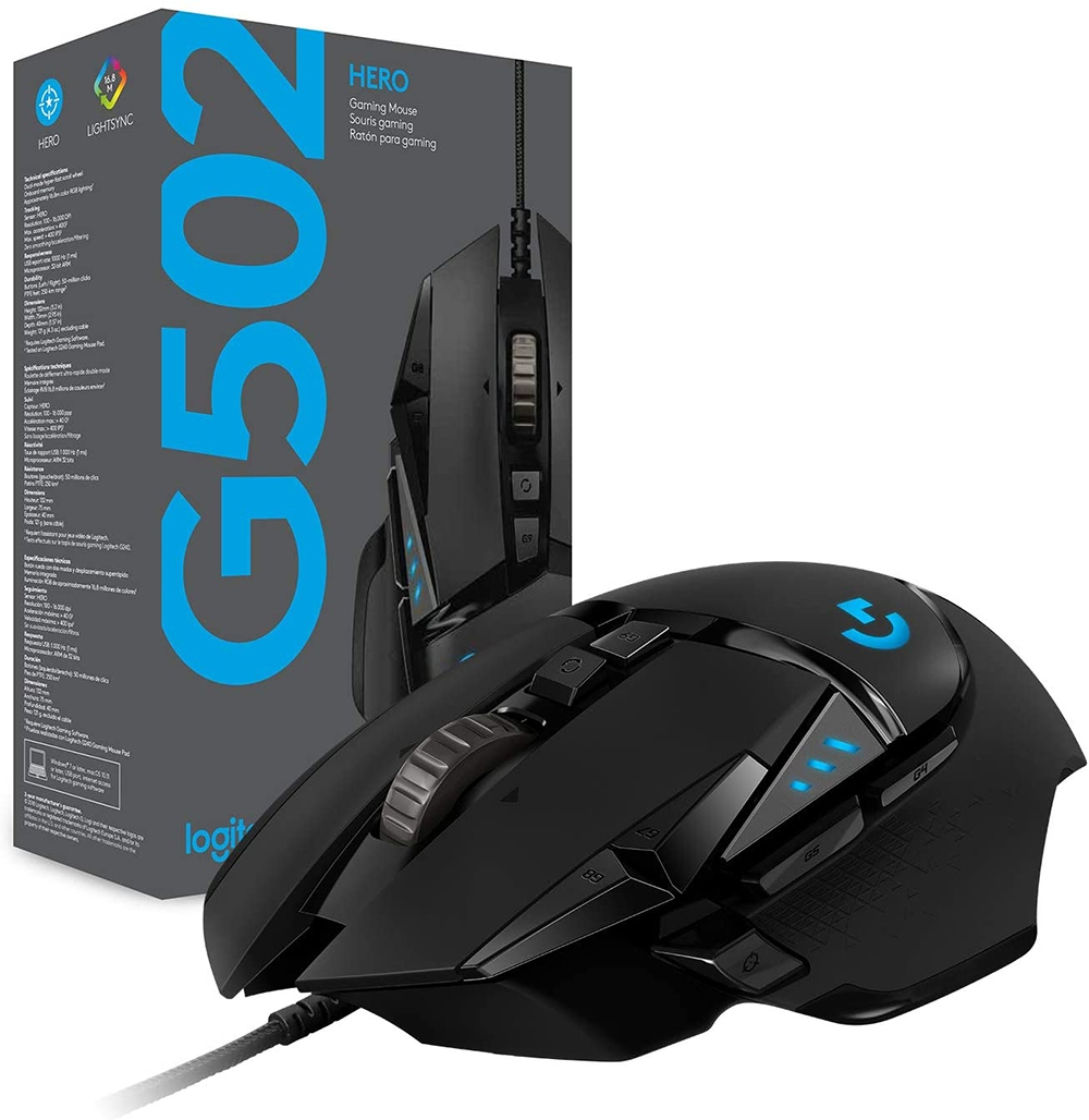 Logitech Gaming miška USB G502 Hero LED