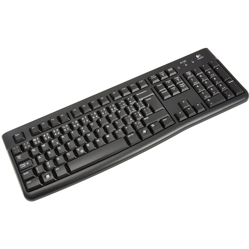 LOGITECH K120 USB črna slovenska tipkovnica