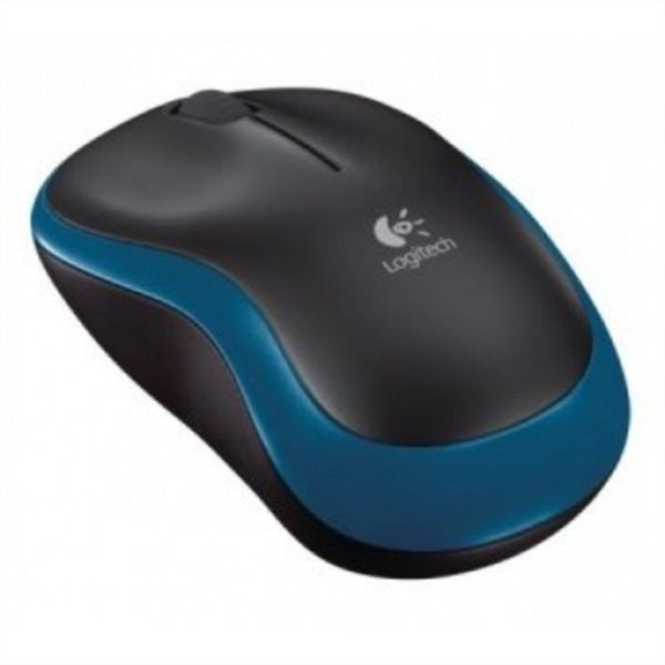 Brezžična optična miška Logitech M185 modra