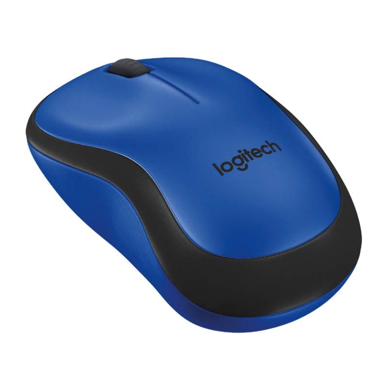 LOGITECH M220 Silent brezžična optična modra miška